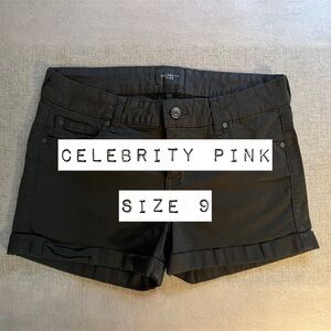 Celebrity Pink Black Shorts Size 29
